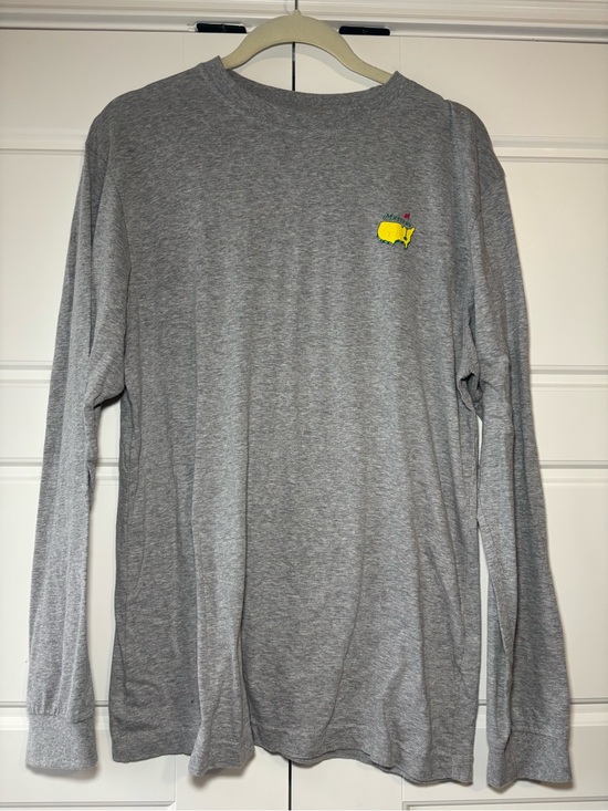 Masters Other - Masters Gray Long Sleeve Tee with Yellow Logo